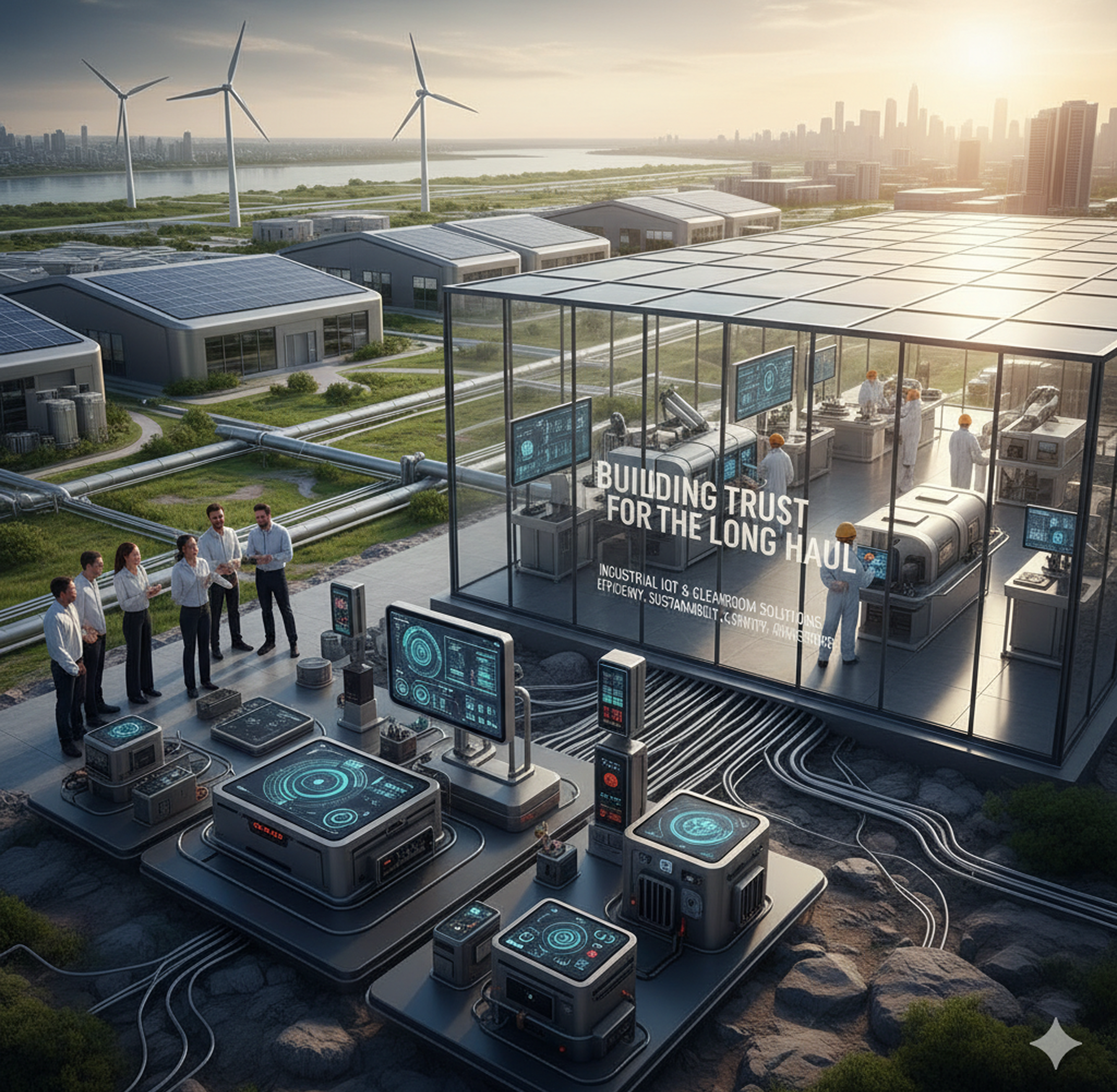 Industrial transformation with IoT and cleanroom solutions